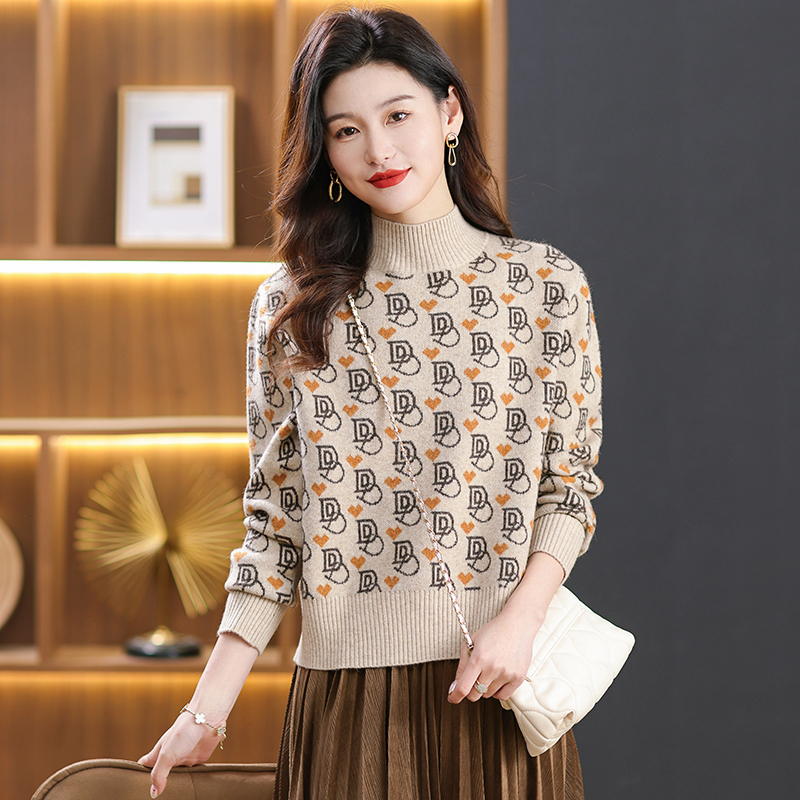 显瘦打底毛衣女专柜正品套头女士毛衣高端羊绒衫年轻漂亮打底衫女装