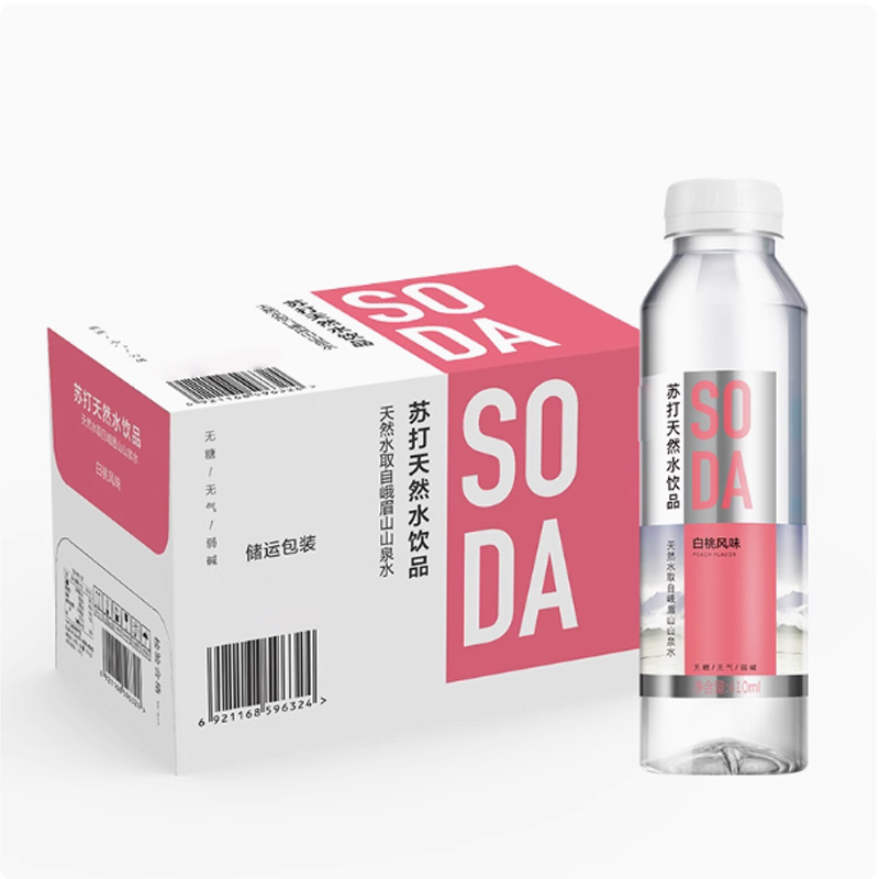 恒田(HENGTIAN) 苏打天然水饮品 410ml*15瓶高清大图