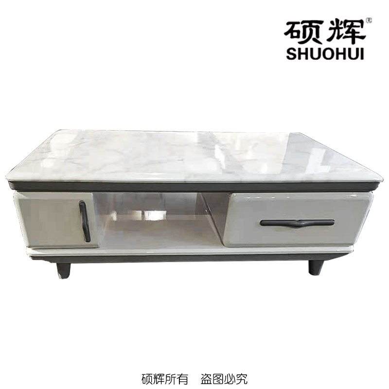 [硕辉]SH-Z大理石茶几 现代简约客厅北欧家用大理石茶几