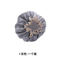 双层防水浴帽成人女款淋浴沐浴厨房防油烟发帽加厚洗头帽洗澡帽 灰色