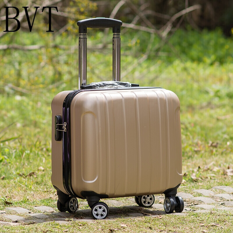 bvt迷你行李箱16寸女男拉杆旅行包18寸登机箱手提箱密码小皮箱17