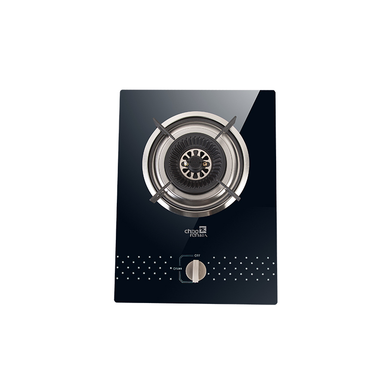 超人(chaoren) 燃气灶 JZY-618.1-B629A 防爆钢化玻璃面板 单灶 液化气高清大图