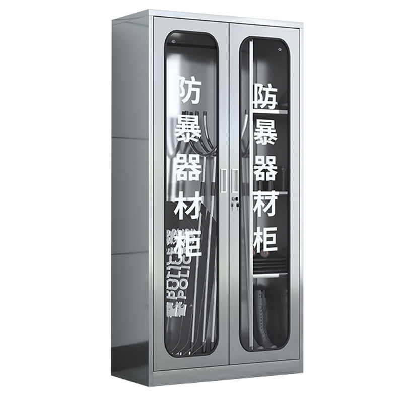 景福达不锈钢防暴器材柜高清大图