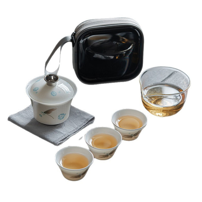 卫未来 便携茶具 一壶三杯 套高清大图