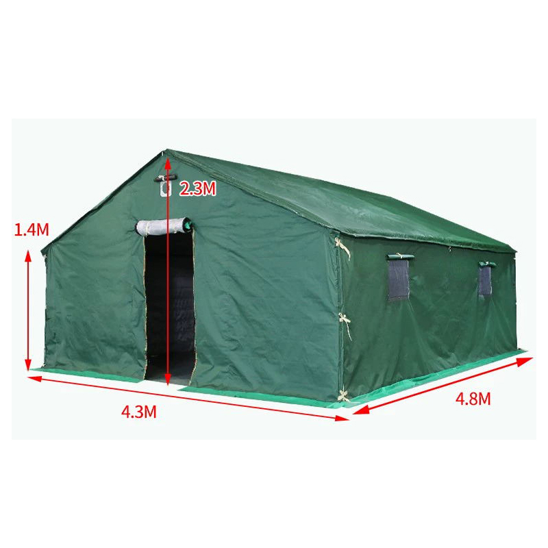 汉诺鑫威户外工程专用保暖帆布防雨棉帐篷布4.5*5m普通款高清大图