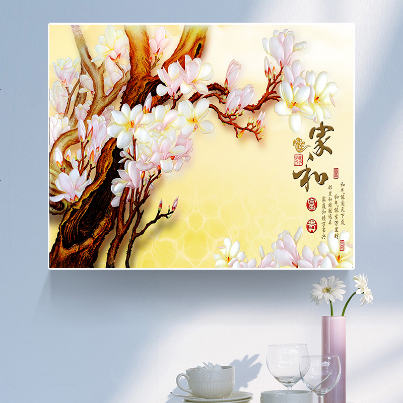 蘑菇说 电表箱装饰画可推拉配电箱遮挡箱壁画客厅总开关电闸盒免打孔挂画