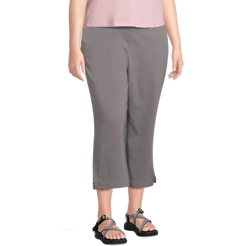 哥伦比亚(Columbia)大码四季舒适透气运动长裤女宽松高腰休闲健身高清大图