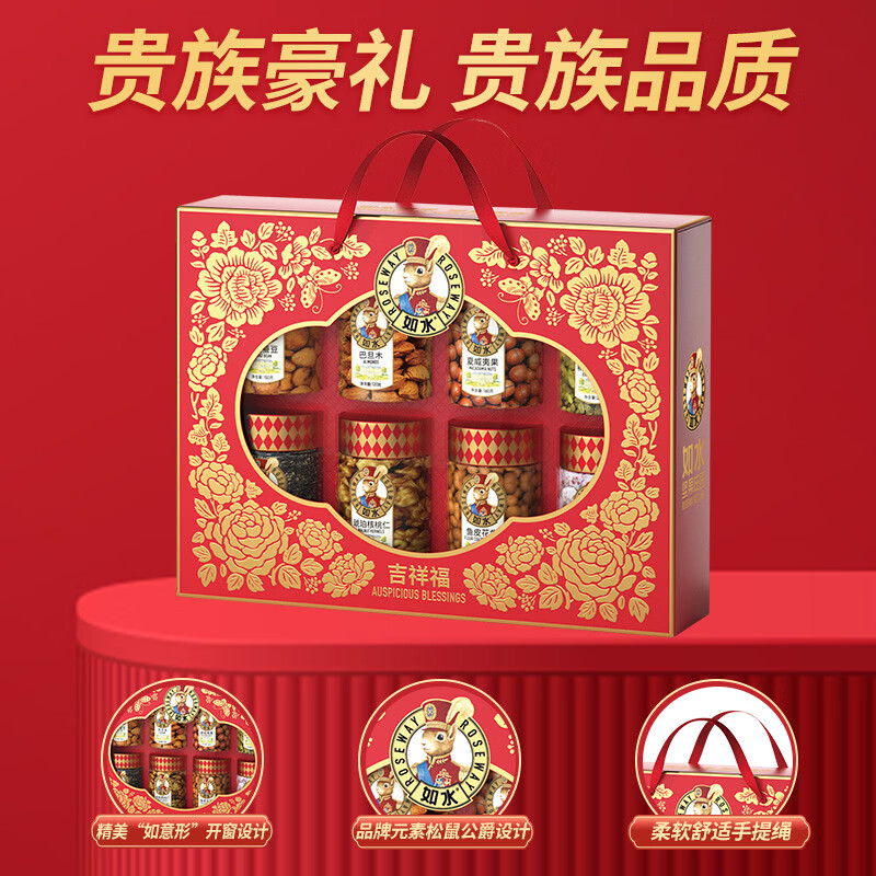 如水 吉祥福礼盒1308g高清大图