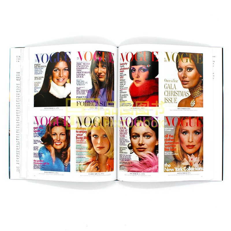 [醉染正版]下架 Vogue: The Covers 125年经典女性时尚杂志VOGUE杂志封面设计 向美丽卓越传统高清大图