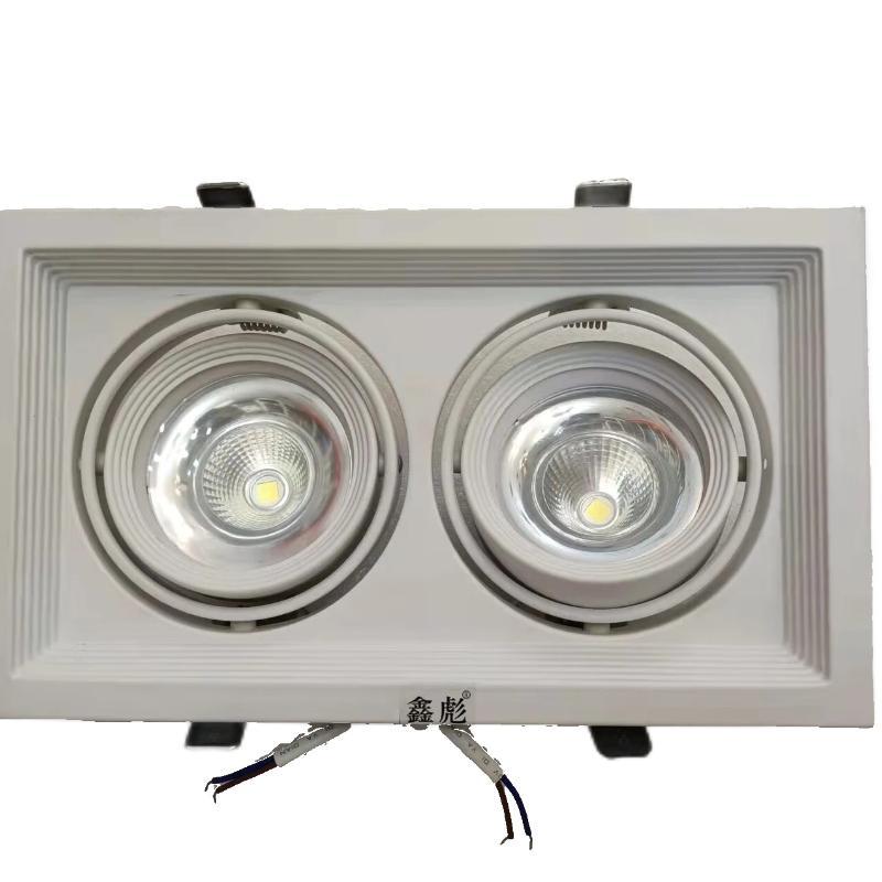 鑫彪双头射灯2*9W 支高清大图