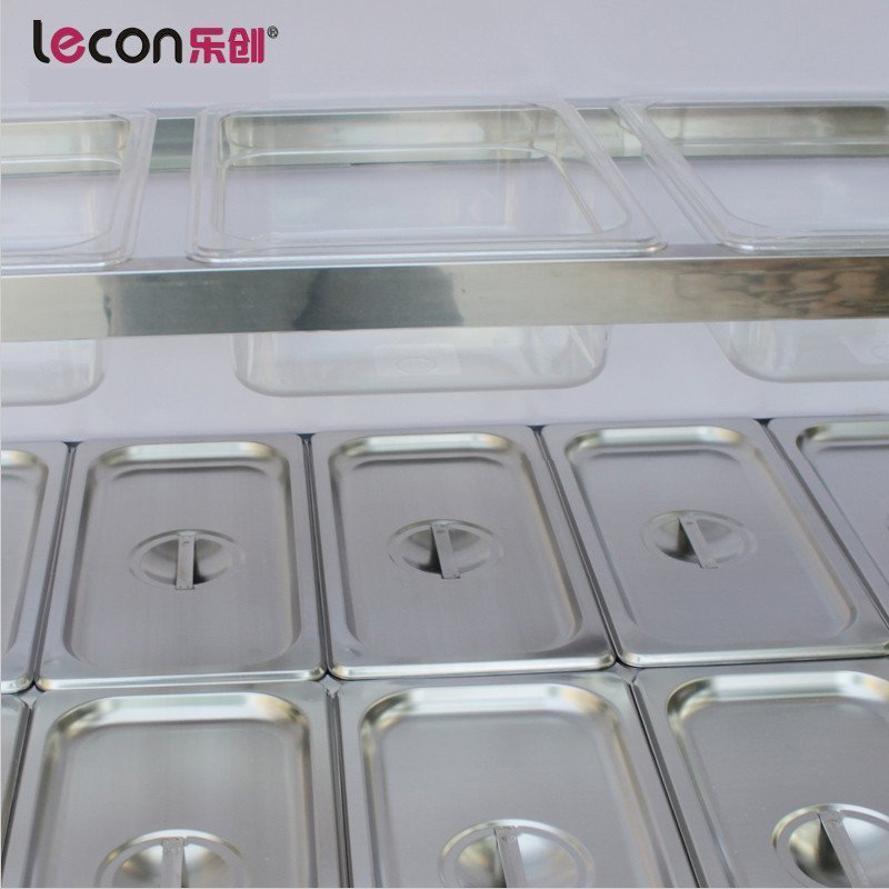 乐创(lecon) 杨国福麻辣烫展示柜 冰柜冷藏冷冻保鲜冒菜柜2.3米