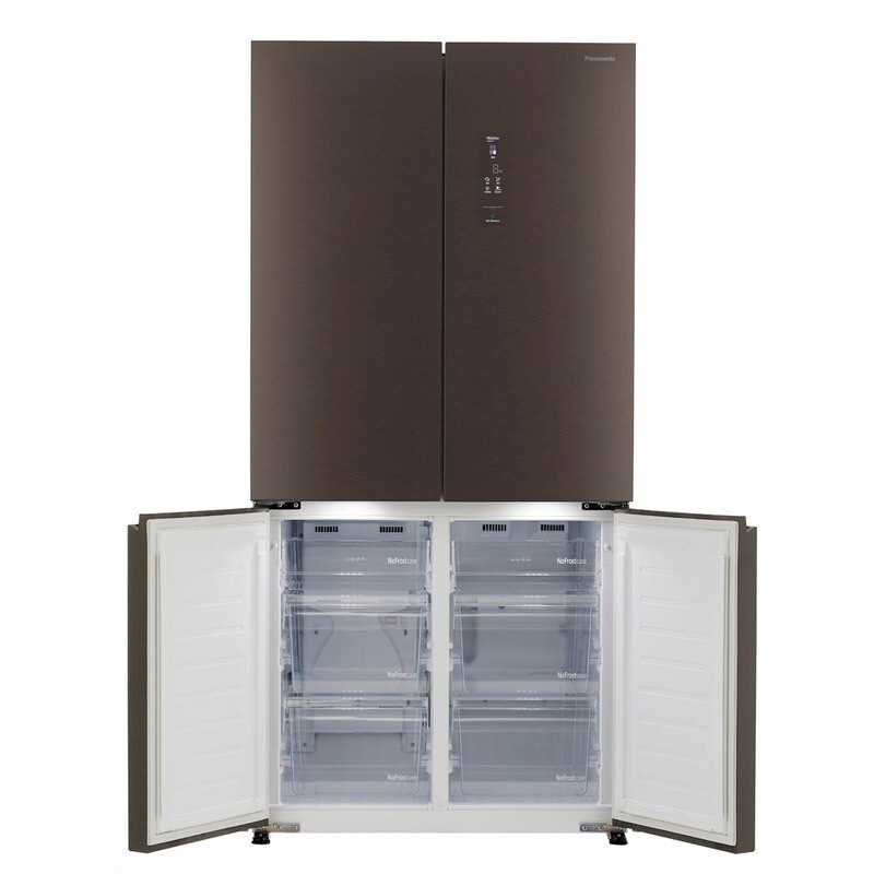 松下NR-W621CF-MT 628L -3℃微冻保鲜 nanoex纳诺怡纳米水离子抗菌除味技术 十字对开门冰箱