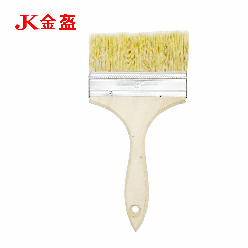 金盔纯猪鬃毛油漆刷毛刷5寸/把高清大图