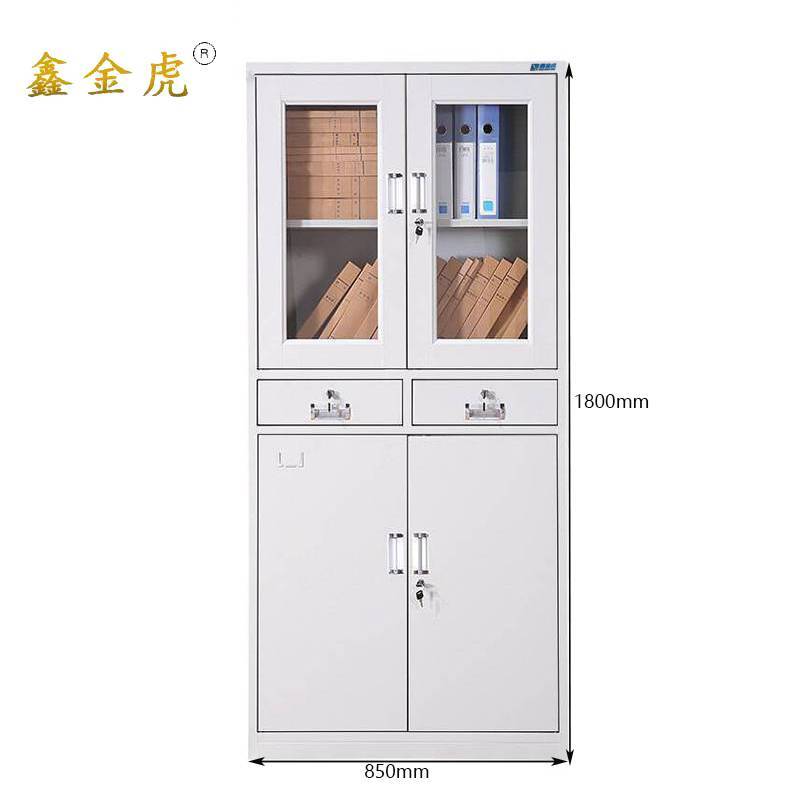 鑫金虎文件柜资料档案柜中二斗 850*390*1800mm高清大图