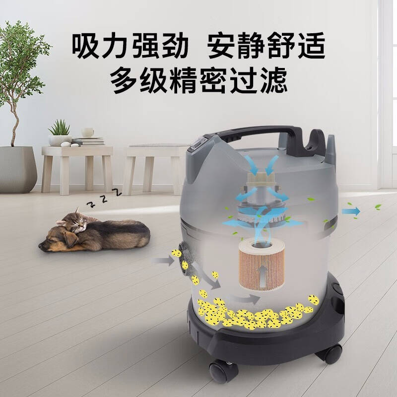 KARCHER 不锈钢桶式干湿两用大功率大吸力吸尘器 NT 70/2 Me Classic 一台高清大图