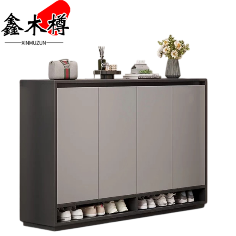鑫木樽4门鞋柜140cm个高清大图