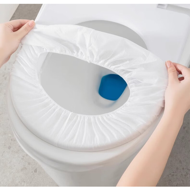 谋福 一次性无纺布坐垫纸(无纺布 蓝色 独立包装 100只)高清大图