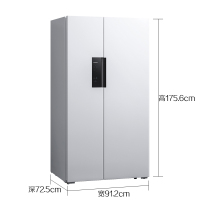 西门子(SIEMENS)610升 对开门冰箱 家用双开门电冰箱 风冷无霜变频 BCD-610W(KA92NE02TI)