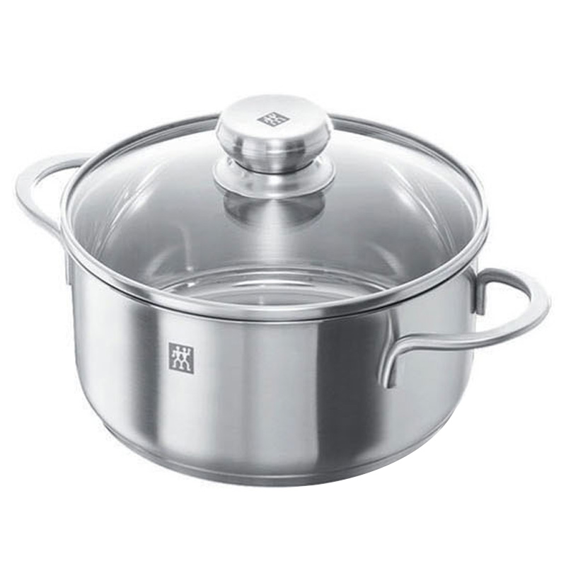双立人汤锅20cm不锈钢炖煮锅双耳煲汤锅40122-200-982