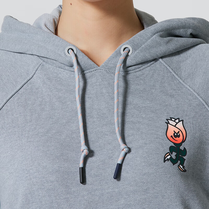 安德玛（UNDERARMOUR）卫衣女装新款户外出行运动服健身训练潮流时尚连帽套头衫1379834-011 ZP高清大图