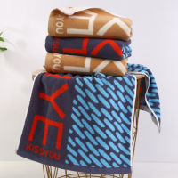 世纪金鹰 加大全棉运动巾 170g*1 条