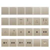 罗格朗(Legrand)开关插座面板仕典金色多孔五孔usb二三插16a智能家居86型家用暗装墙壁电源插座