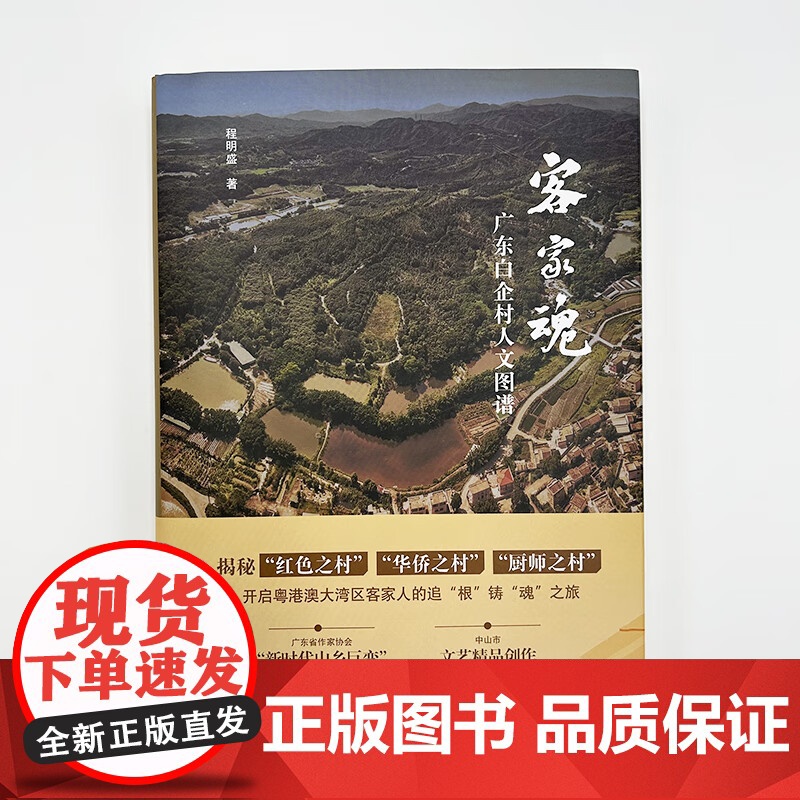 客家魂广东白企村人文图谱揭秘 红色之村华侨之村厨师之村开启粤港澳大湾区客家人的追根铸魂之旅纪实文学岭南地域文化书籍高清大图
