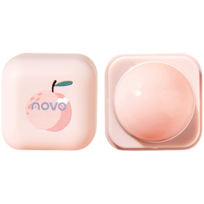 1#桃肉冻 novo小布丁透润修护唇膏学生保湿润唇膏润泽防干裂女滋润滋养变色