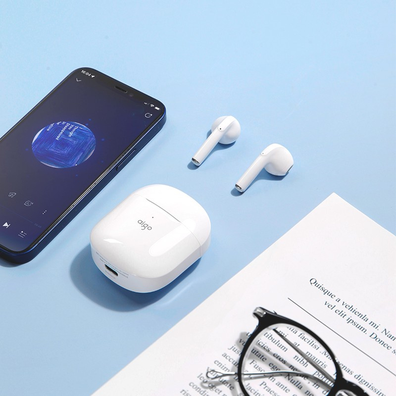 aigo爱国者t50真无线蓝牙耳机通话音乐降噪半入耳游戏运动跑步耳机