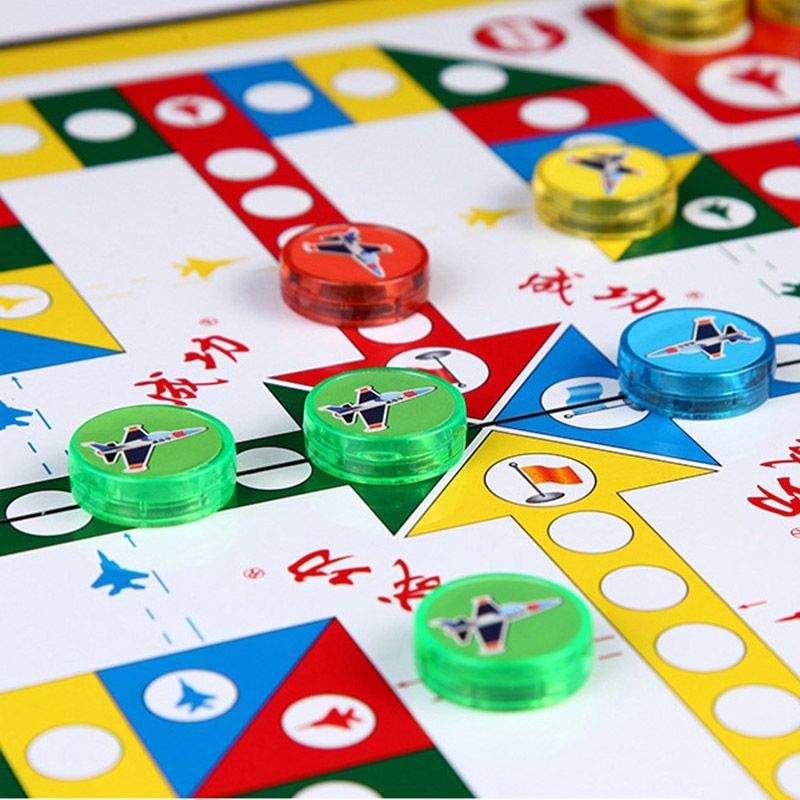 知鹿飞行棋大号飞行棋磁性棋子折叠棋盘儿童学生游戏棋幼儿园益智玩具