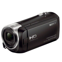 索尼HDR-CX405 高清数码摄像机套装(主机+原电+充电器+外置电源+64G内存卡2张+相机包+三角支架)