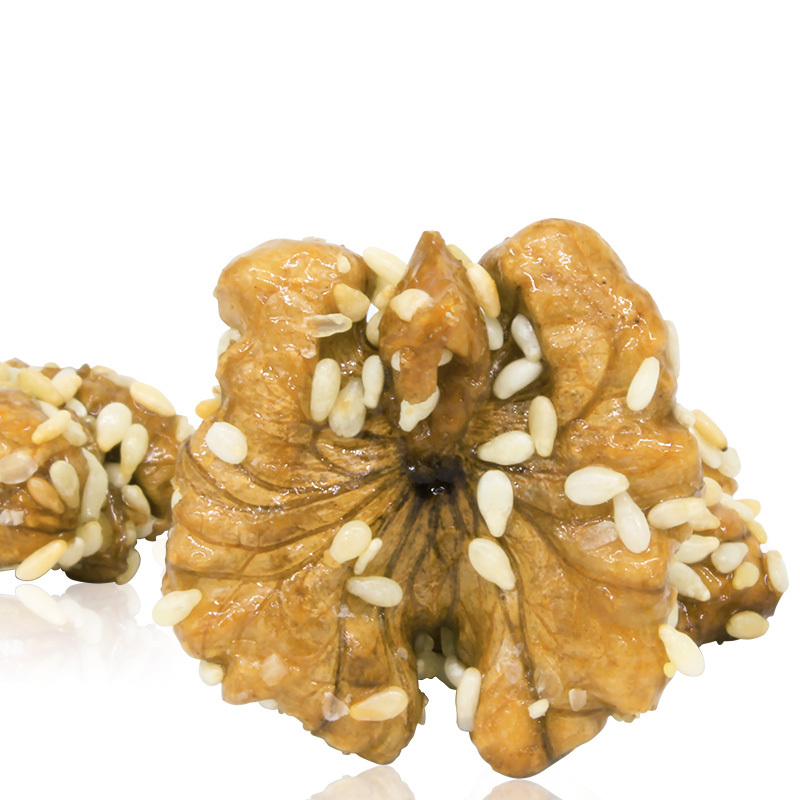 同谷家裕 芝麻琥珀核桃仁250g/罐 孕妇休闲零食办公室小吃 坚果炒货 休闲零食