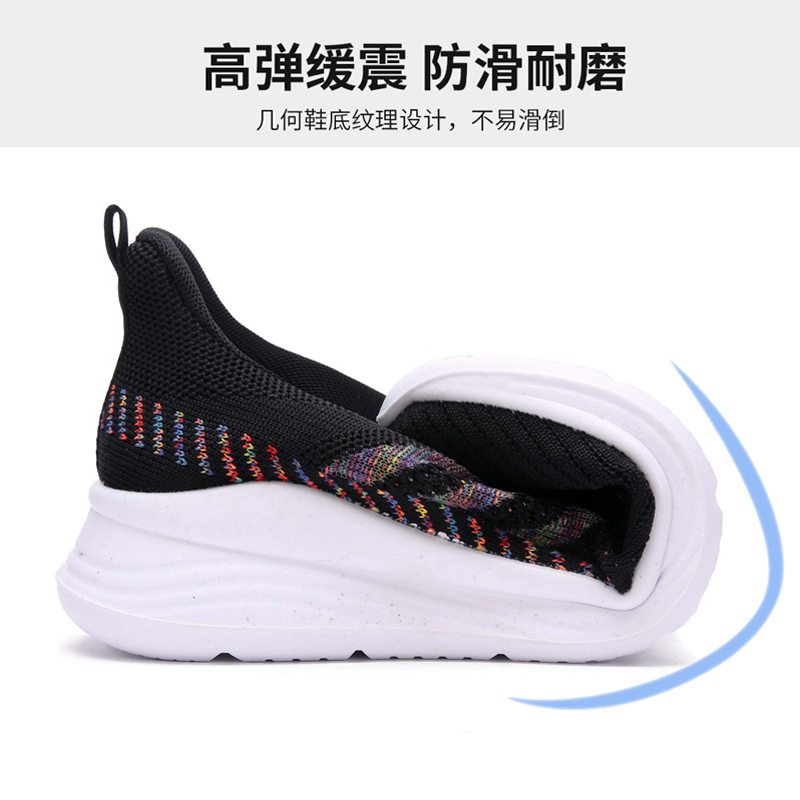 老北京布鞋女鞋夏季飞织网鞋轻便爸妈鞋子透气休闲跑步动鞋