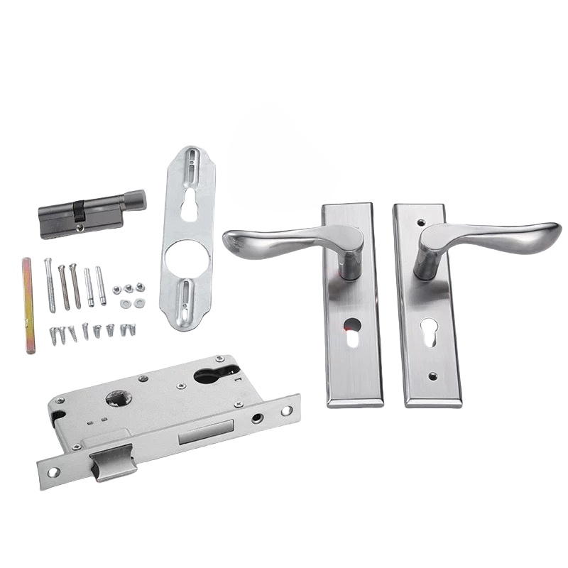 依诺九吉 卧室门锁通用型房门木门锁具门把手套装 多型号 套高清大图