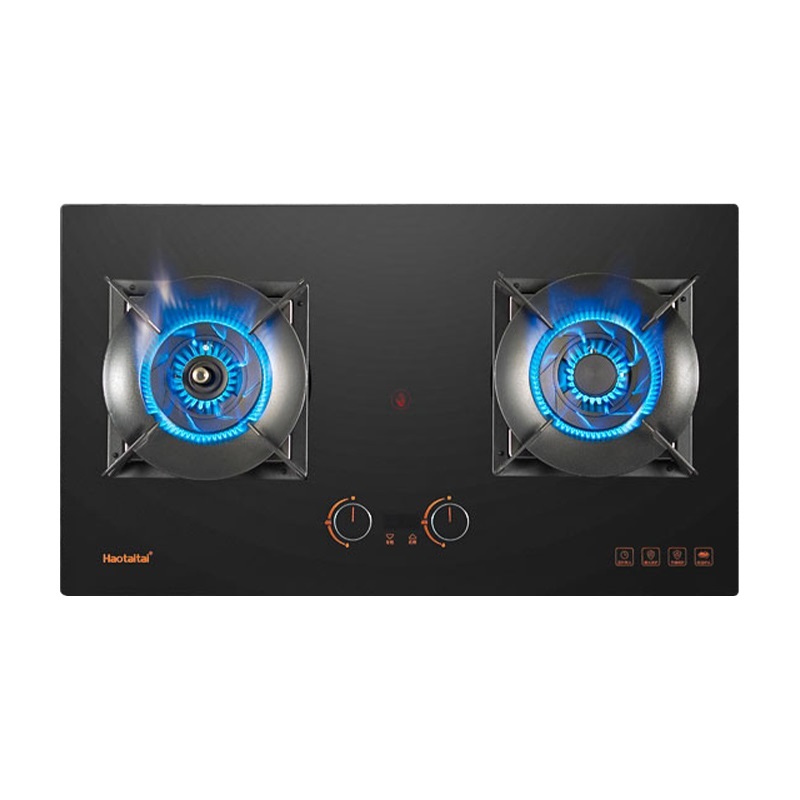 Haotaitai家用燃气灶JZY-X403 4.8kW大火力定时防干烧可调底壳换灶不开孔保洁炉头大尺寸聚能锅支架液化气