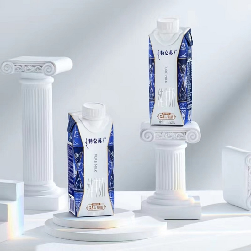 蒙牛(MENGNIU)特仑苏纯牛奶全脂灭菌乳利乐梦幻盖 250ml*10包(3.8g乳蛋白)高清大图