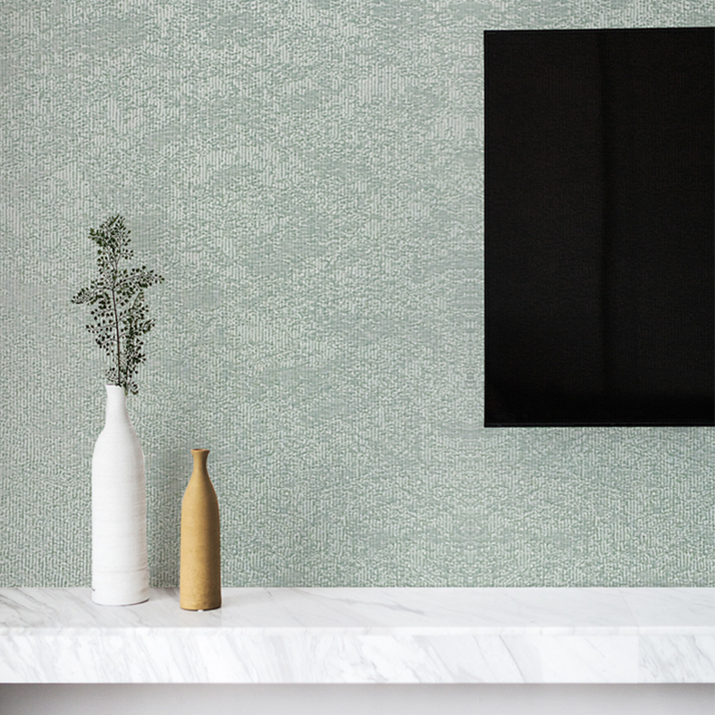 洛蔓 无缝壁布无纺布吸音磨砂净化墙布 客厅电视背景墙现代简约北欧