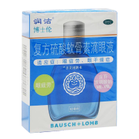 润洁 复方软骨素滴眼液 10ml/盒 眼药水 用于缓解眼疲劳 眼干燥症