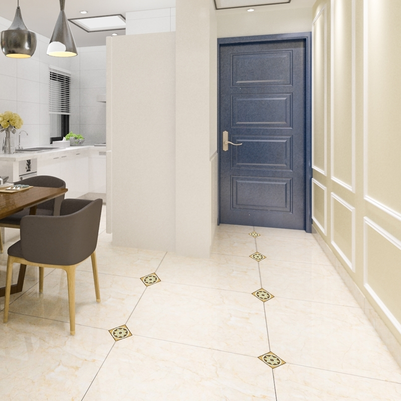 自粘地面地砖装饰对角贴客厅卫生间耐磨地贴地板瓷砖对角贴纸02普通款