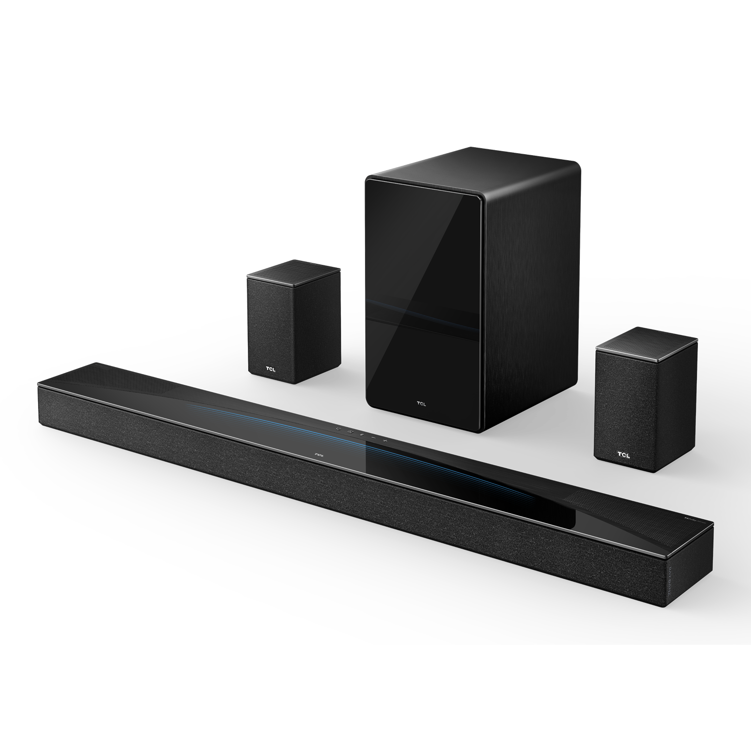 回音壁音响Q85H 7.1.4物理环绕声道全向声弧 T和弦家庭影院电视长条蓝牙音箱+低音炮+卫星音箱套装高清大图