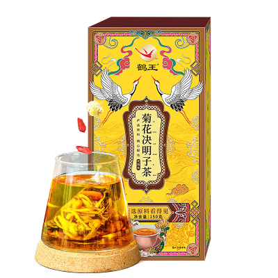 鹤王菊花决明子茶叶150g甘草金银花茶养生茶包熬夜花茶组合正品