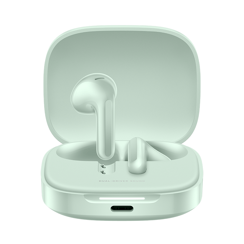 小米(MI)Redmi Buds 7S浅湖青 半入耳主动降噪 蓝牙耳机 适用于安卓苹果手机高清大图