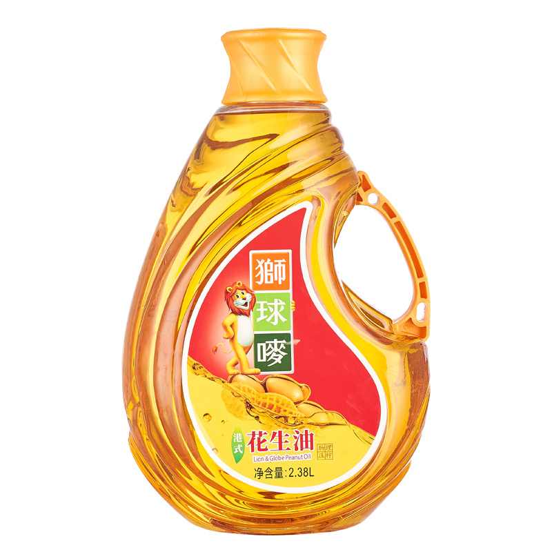 狮球唛 一级压榨 食用花生油 5L