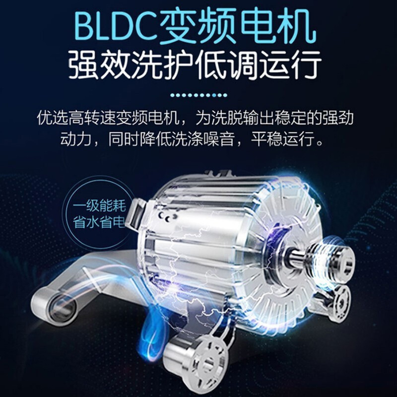 leader 海尔智家出品滚筒洗衣机10公斤全自动变频洗衣机 洗烘一体 一级能效 筒自洁 节能省电带烘干高温筒自洁11W