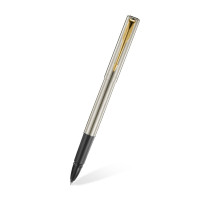 派克PARKER 签字笔 威雅系列XL钢杆金夹宝珠 学生办公通用日常书写拔帽式佩戴0.7mm黑色水性宝珠笔芯