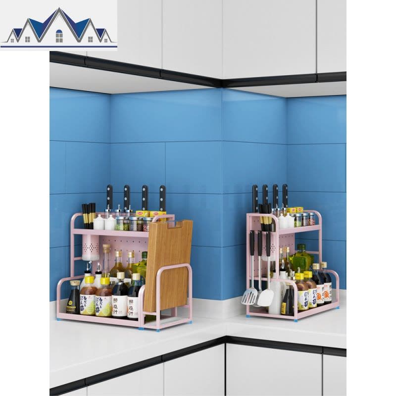 不锈钢刀架ins厨房用品调料架刀座置物架菜刀砧板放刀具收纳架子 三维工匠图片