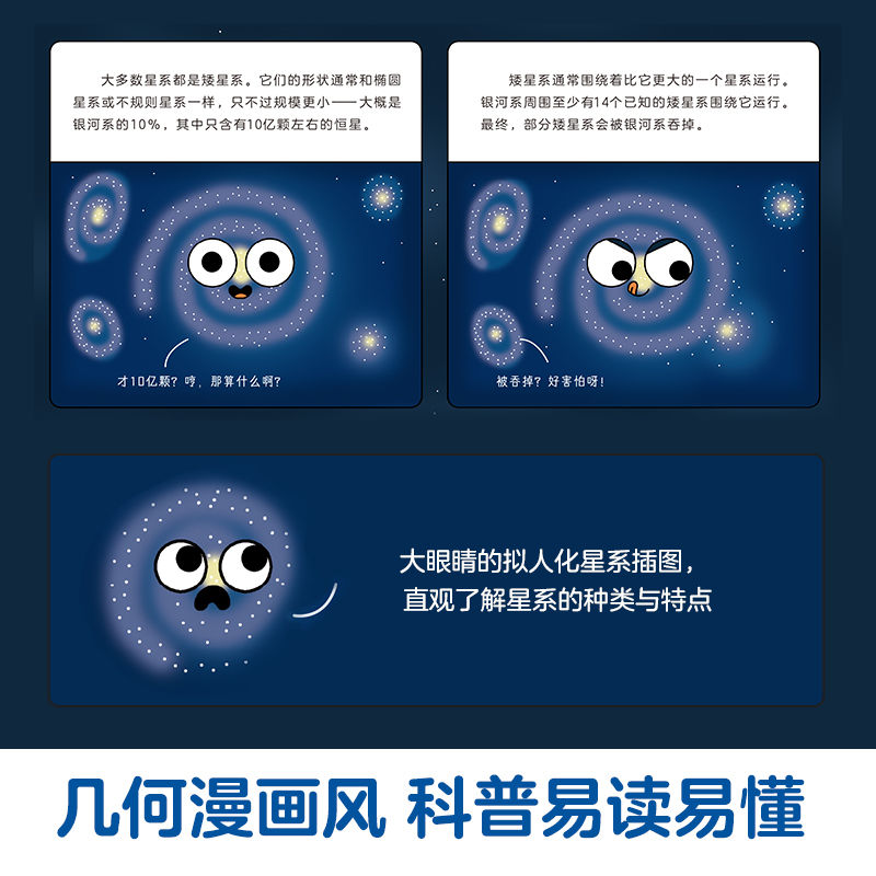 狗狗博士全知道 漫画天文小百科 [正版] 狗狗博士全知道 漫画天文小百科 4岁+孩子阅读的科普绘本儿童趣味课外读物高清大图