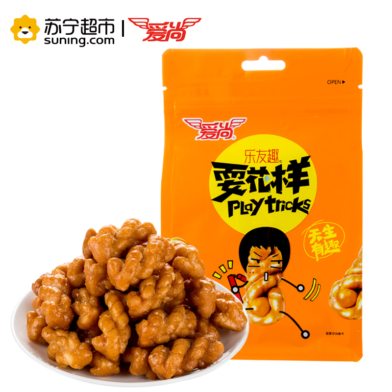 爱尚 耍花样小麻花（黑糖味）108g