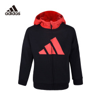 阿迪达斯adidas2020春男小童针织连帽夹克FN0925