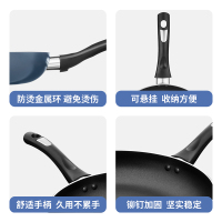 炊大皇煎锅家用不粘锅牛排煎锅 多功能平底煎蛋锅 电磁炉燃气灶通用锅